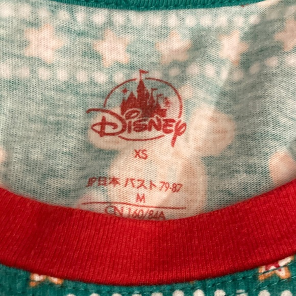 Disney Green and Red womens Long Sleeve Tee - Picture 2 of 3